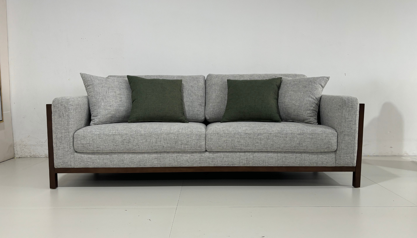 CLAYER 5 Seater Fabric Sofa (3+1+1) 3 CLAYER 5 Seater Fabric Sofa (3+1+1) - Image 3