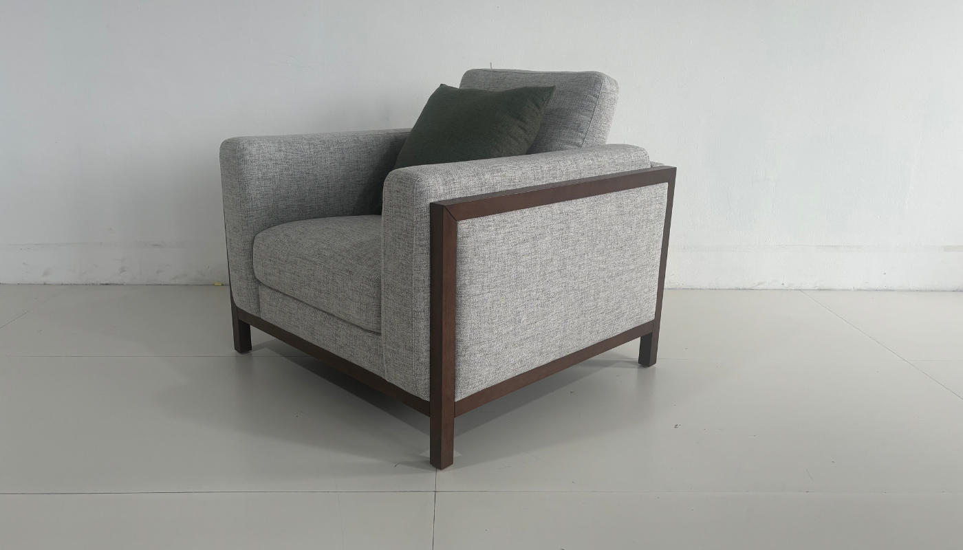 CLAYER 5 Seater Fabric Sofa (3+1+1) 6 CLAYER 5 Seater Fabric Sofa (3+1+1) - Image 6