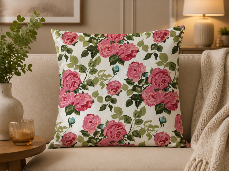 CUSHION - HS.C4545-Florette 45cm*45cm Pattern E Cushion