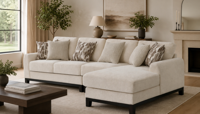 FORTUNE Fabric Corner Sofa