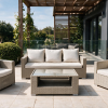 MARWA 5 Seater Outdoor Sofa (3+1+1) + Coffee Table 8 Marwa 4