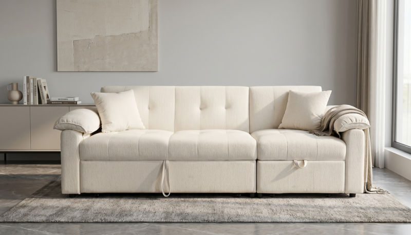 NEXT Fabric Corner Sofa Bed