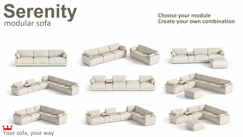 Serenity Modular Sofa – Build Your Set