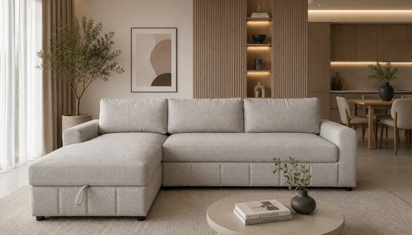 VANCRO Fabric Corner Sofa 5 VANCRO Fabric Corner Sofa - Image 5