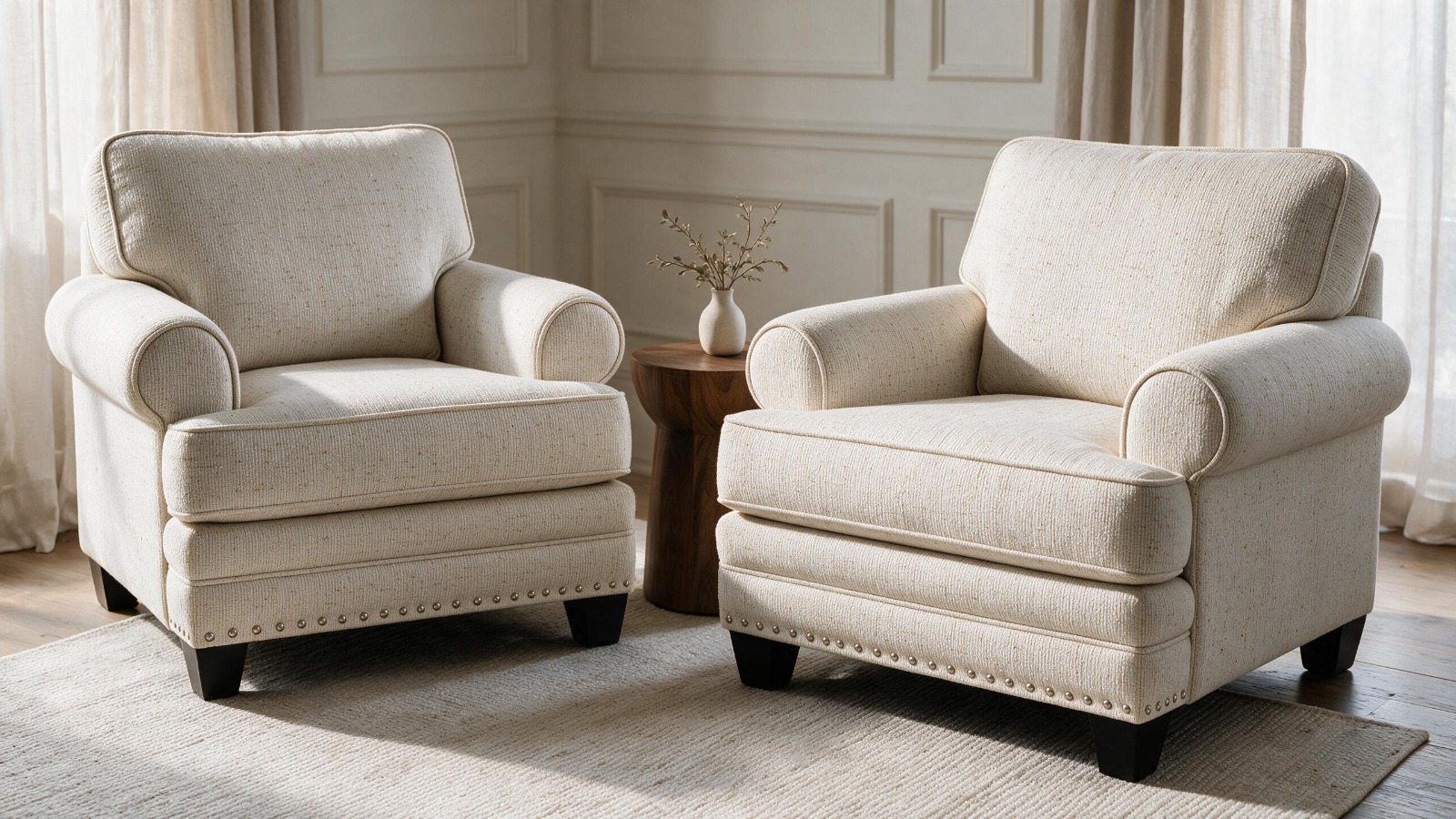 VESCO 7 Seater Fabric Sofa {3+2+1+1} - Image 5