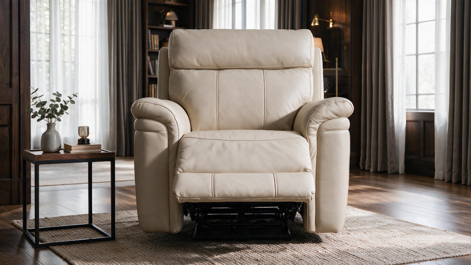 TROY Full Leather Single Electric Recliner Sofa 3 TROY Full Leather Single Electric Recliner Sofa - Image 3