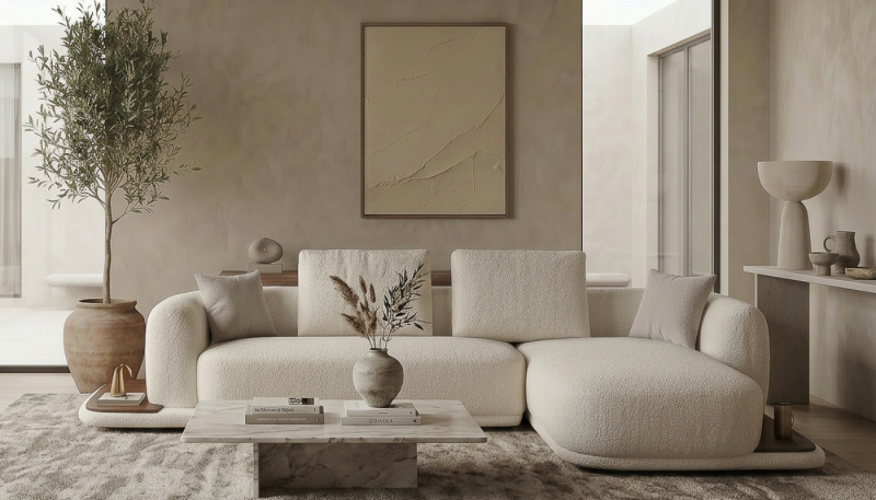 DRIFTWOOD Fabric Corner Sofa