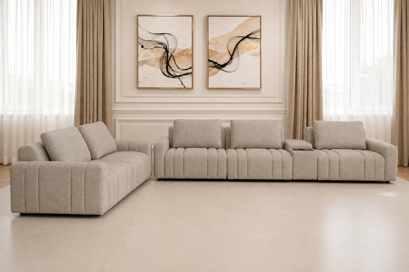 LINDEN Modular Sofa - Right Arm 1.5 Seater 8 linden set1