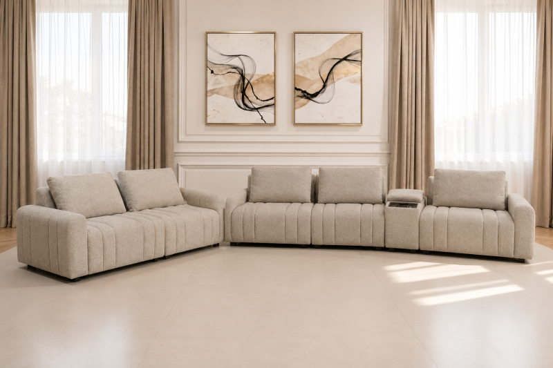 LINDEN Modular Sofa - 1.5 Seater Armless Chair 7 lindenset4