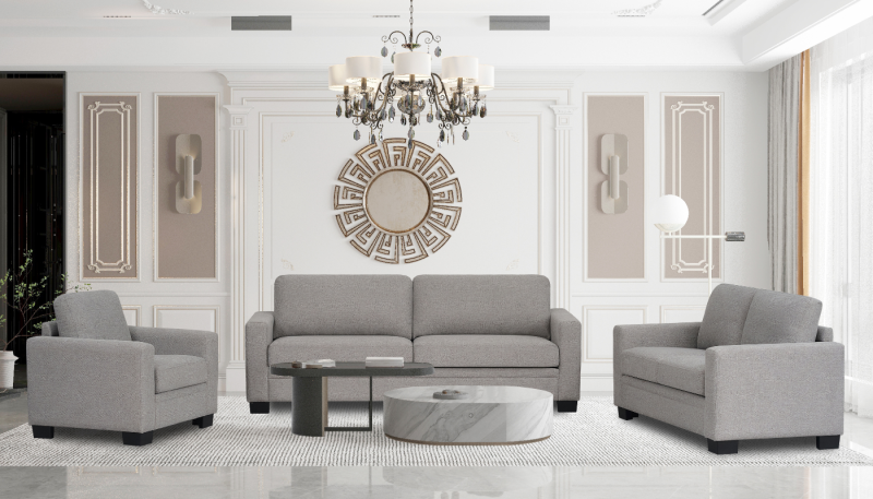 METTE  7 Seater Fabric Sofa (3+2+1+1)