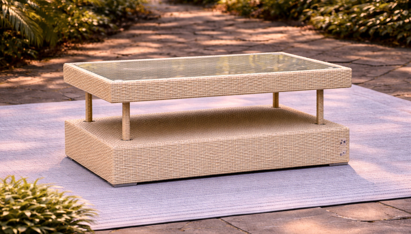 ZARI 5 Seater Outdoor Sofa (3+1+1) + Coffee Table + Ottoman 5 ZARI 5 Seater Outdoor Sofa (3+1+1) + Coffee Table + Ottoman - Image 3