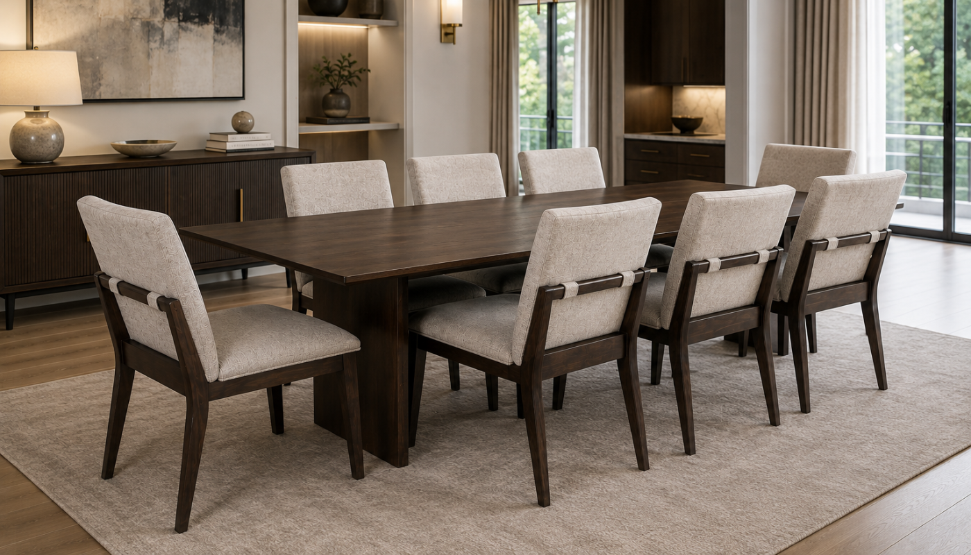 ABSALOM 8 Seater Dining Set
