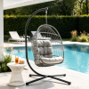 MALTA Foldable Hanging Outdoor Chair - Grey