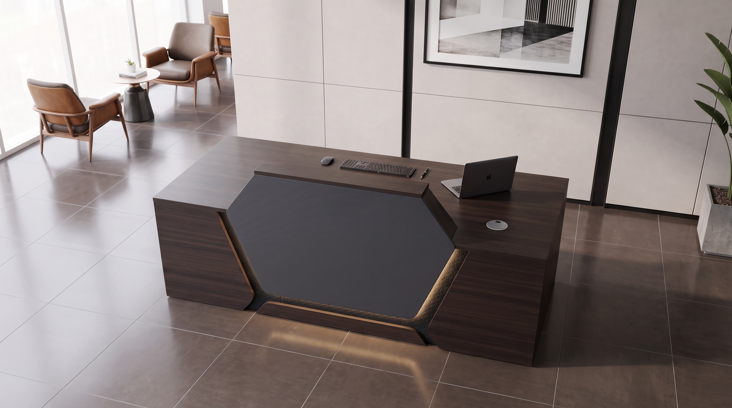 MILAN - MZZ01-3208 - RECEPTION COUNTER - Image 3
