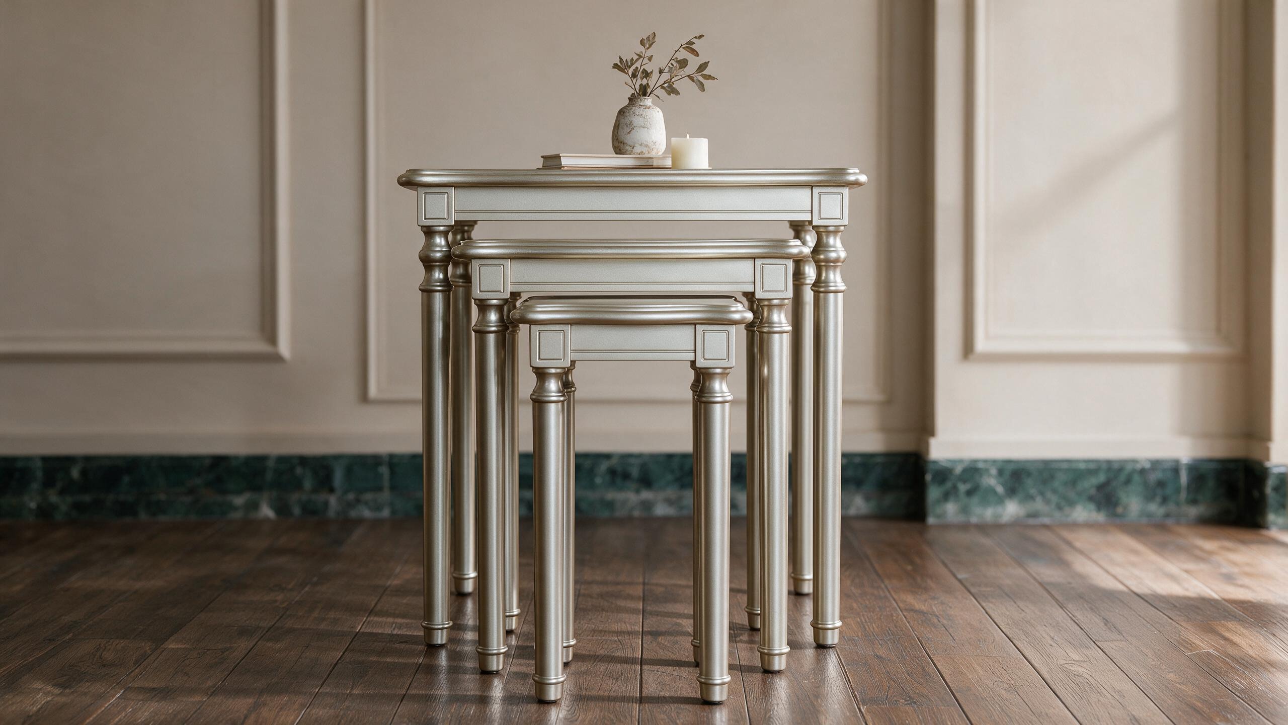 PALEMORE Set of 3 Nest of Tables - Image 3