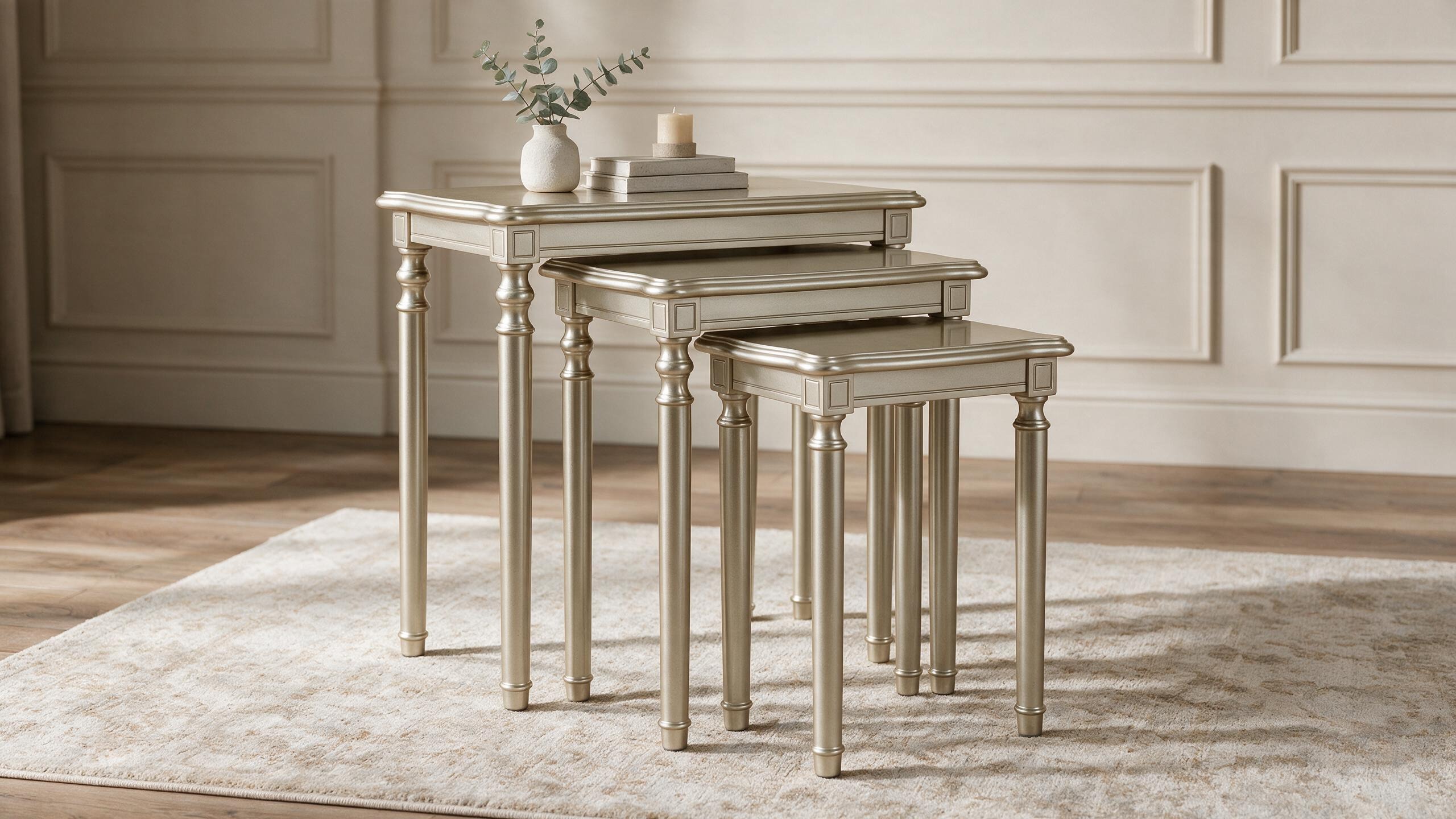 PALEMORE Set of 3 Nest of Tables