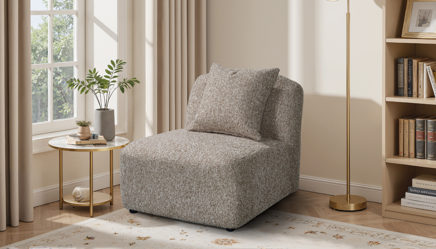 SANDRY 1 Seater Armless Chair 1 SANDRY 1 Seater Armless Chair