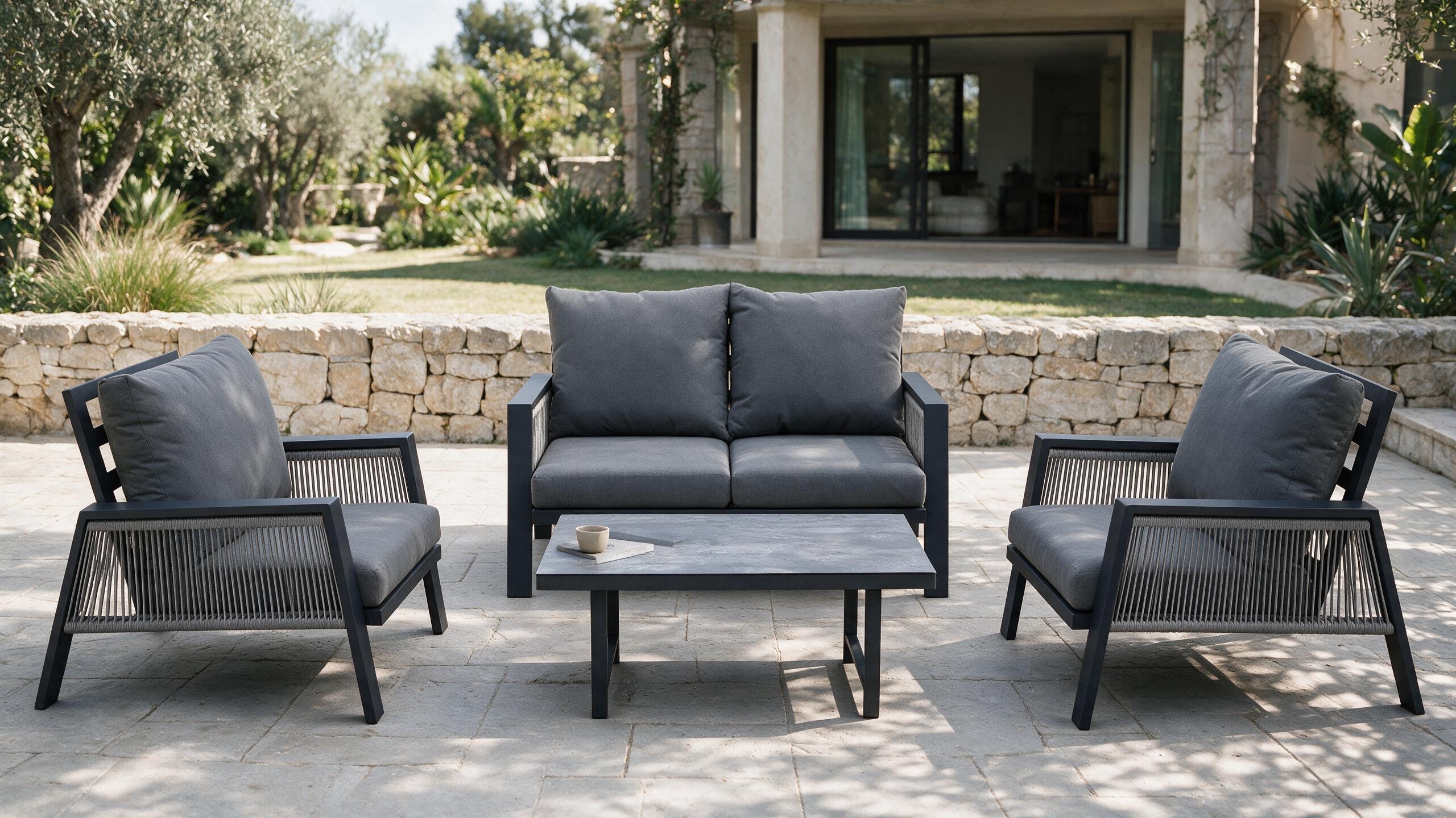 TIERRA Outdoor Sofa (2+1+1) + Coffee Table