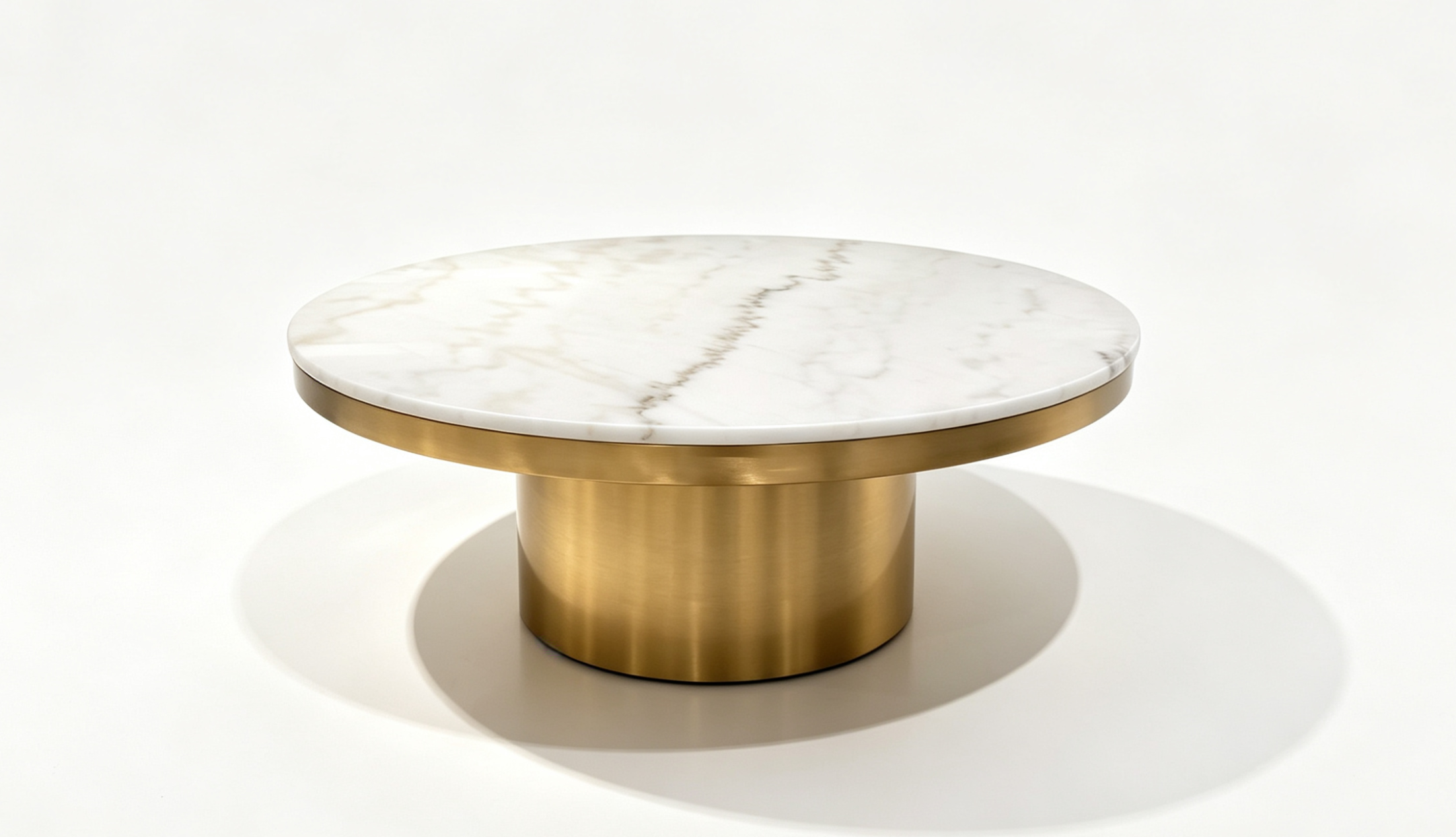 Trieste Coffee Table White/Gold 1 Trieste Coffee Table White/Gold