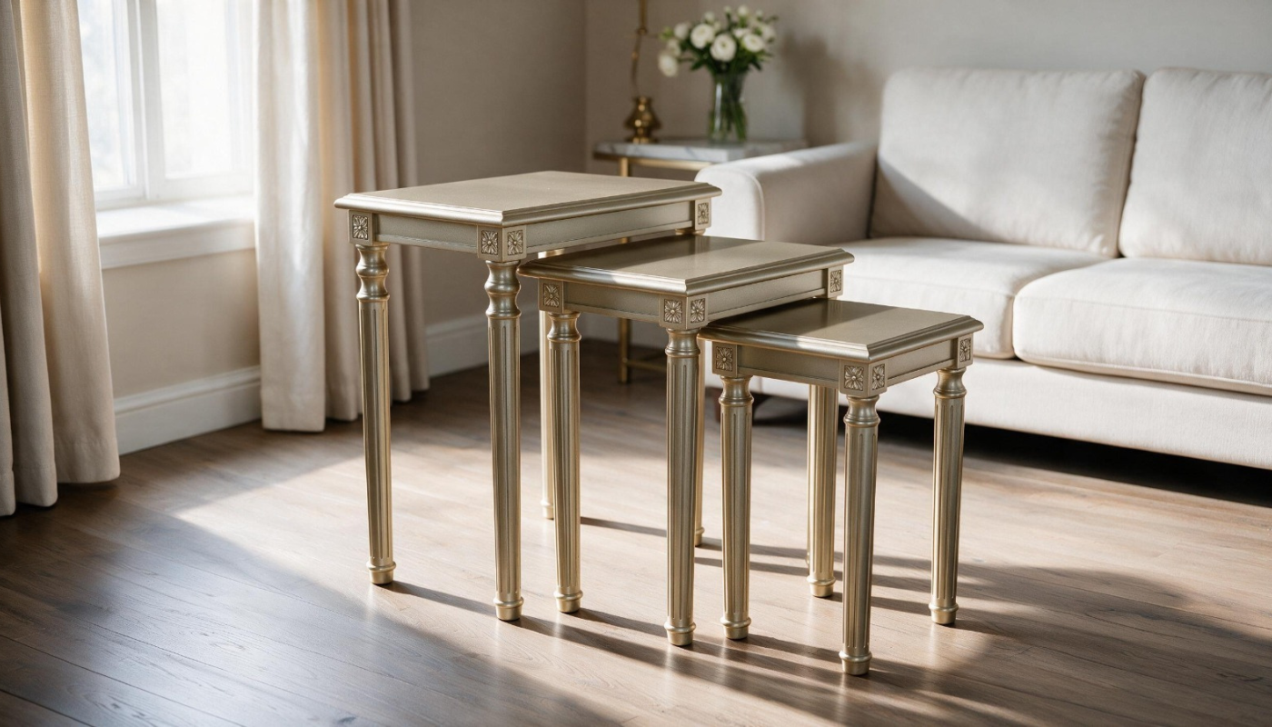 VALENSIA Set of 3 Nest of Tables 4 VALENSIA Set of 3 Nest of Tables - Image 4