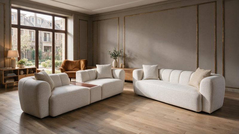 FLINT 10 Seater Fabric Sofa (4+3+3)