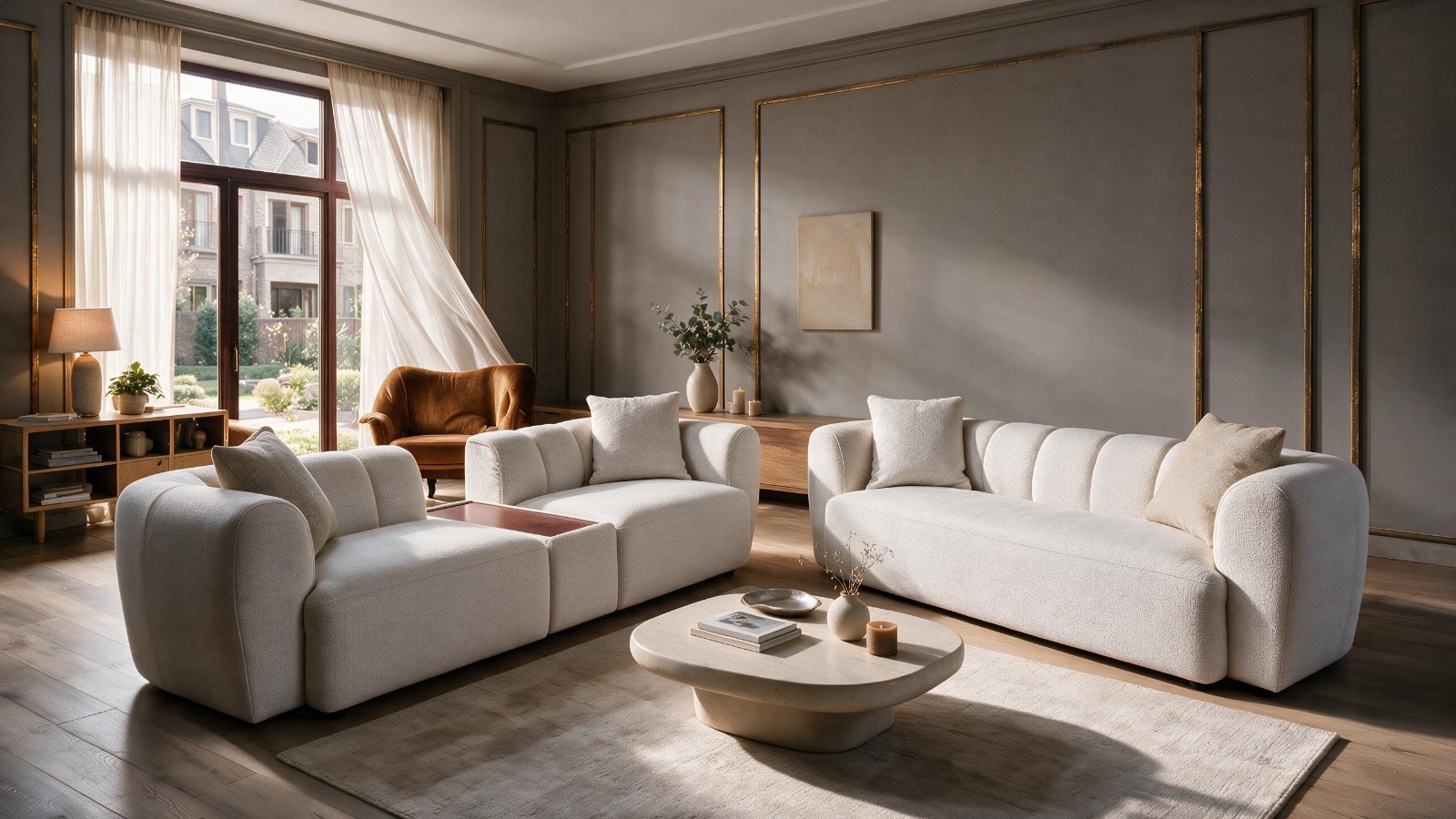 FLINT 10 Seater Fabric Sofa (4+3+3) 6 FLINT 10 Seater Fabric Sofa (4+3+3) - Image 6
