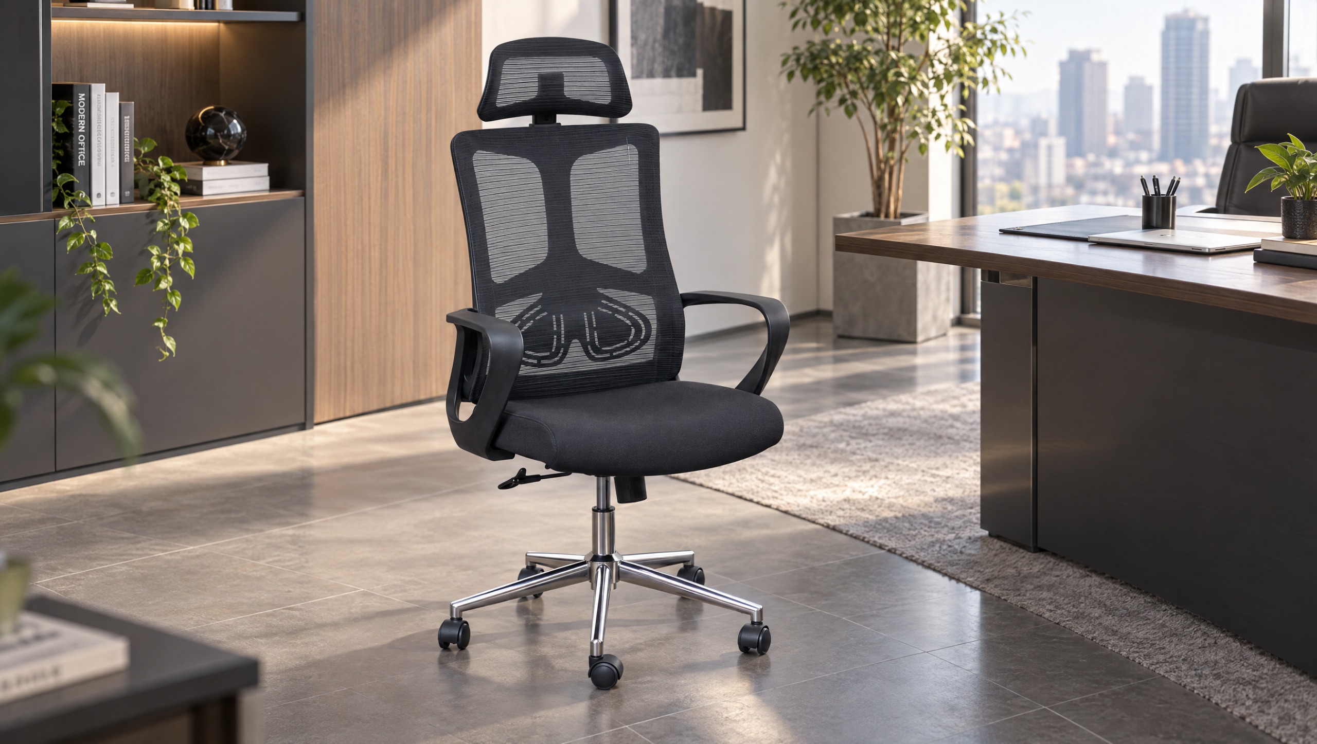 ASTORIA (HT-339A) – HIGH BACK CHAIR – Black