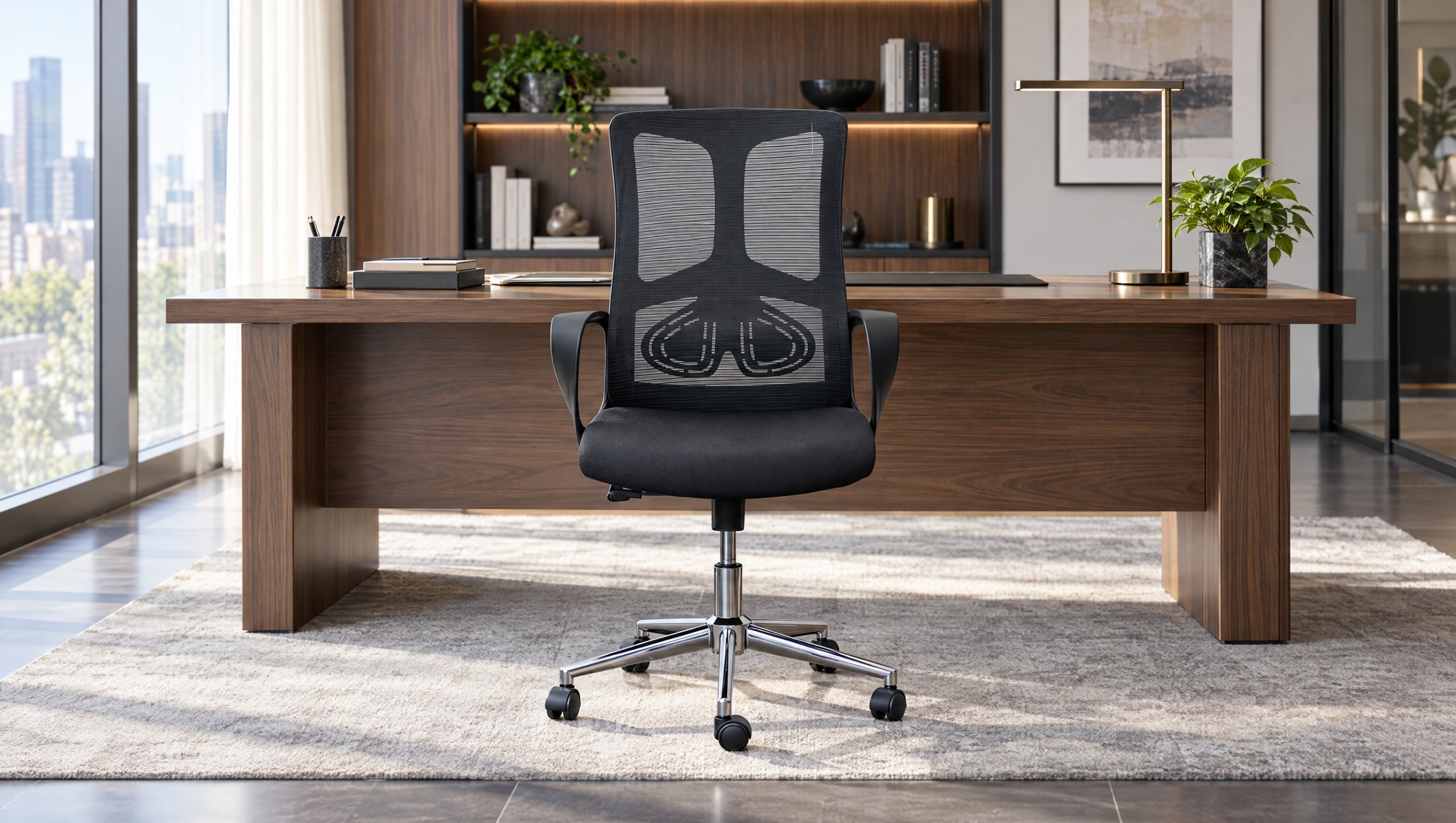 ASTORIA (HT-339B) – LOW BACK CHAIR – Black