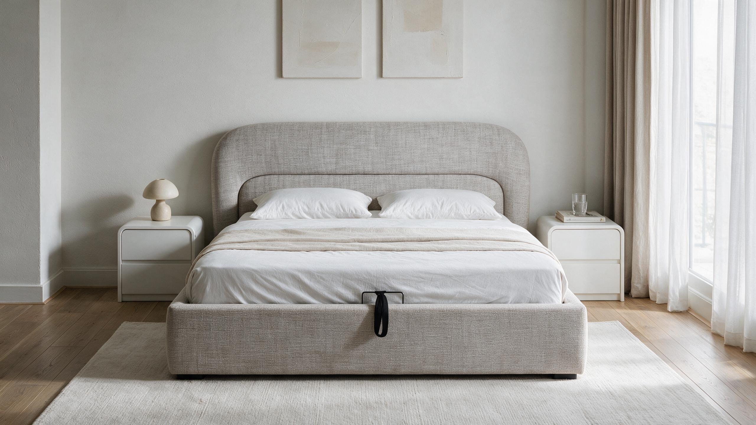 MARELA QUEEN BED – Queen Bed + 2 Nightstands